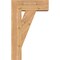 Ekena Millwork Traditional Block Smooth Bracket w/ Offset Brace, Western Red Cedar, 7 1/2"W x 20"D x 32"H BKT0806X20X32TRA05SWR - alternate 3